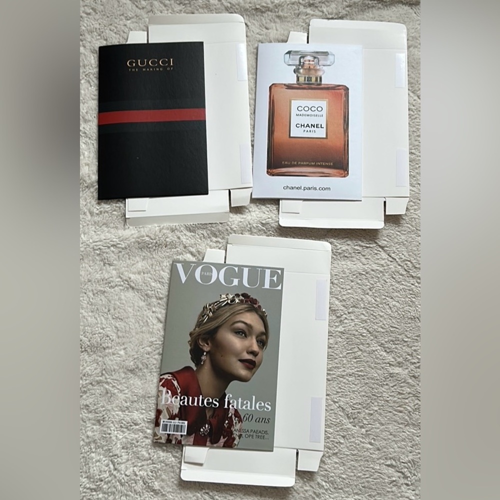 3 Designer Parfüme Decorative books for home decor